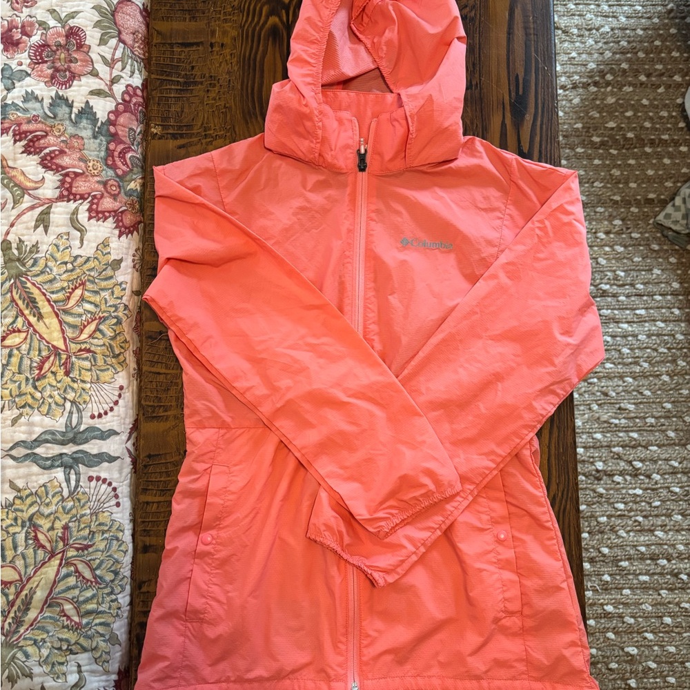 Girls Columbia windbreaker size large 14/16